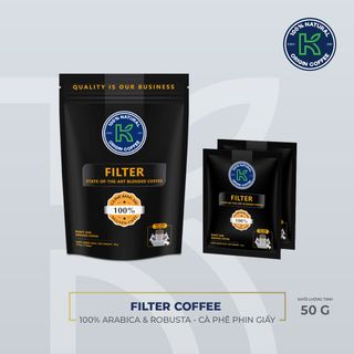 CÀ PHÊ PHIN GIẤY K FILTER 50 G
