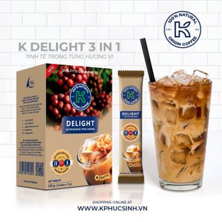 CÀ PHÊ HÒA TAN K DELIGHT 3 IN 1 - 255 G