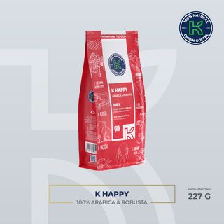 CÀ PHÊ RANG XAY K HAPPY 227 G
