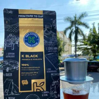 CÀ PHÊ RANG XAY K BLACK 454 G