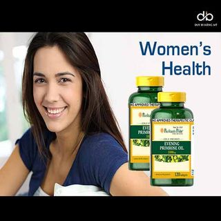 Viên Uống Tinh Dầu Hoa Anh Thảo Puritan’s Pride Evening Primrose Oil 1.300 mg with GLA Hộp 120 viên