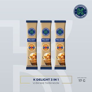CÀ PHÊ HÒA TAN K DELIGHT 3 IN 1 - 612 G