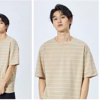 Áo Thun Nam Nữ, Áo Tay Lỡ Form Rộng Cổ Tròn Kẻ Ngang, Vải Cotton mặc mát, thoáng khí Đủ Màu