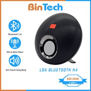 Loa nghe nhạc bluetooth K4,loa bluetooth ,giá rẻ,chống nước,công nghệ blutooth 5.0 BINTECH