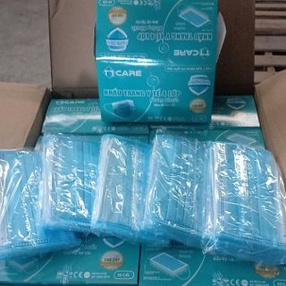Khẩu trang y tế TT Care 4 lớp kháng khuẩn (50 cáihộp)