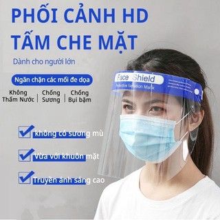 Tấm che mặt phòng dịch, kính chống giọt bắn y tế faceshield. Giá xưởng- hàng sẵn kho Hà Nội, HCM. giá sỉ