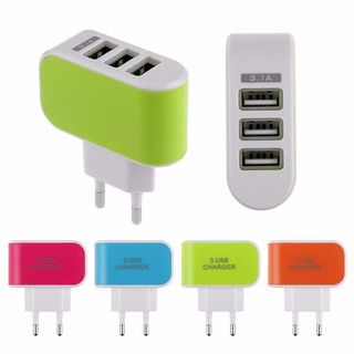 Củ Sạc 3 Đầu Tiện Lợi ( chọn màu ngẫu nhiên) - BINTECH