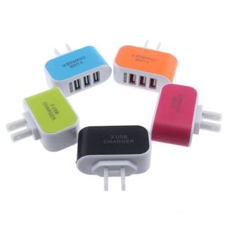 Củ Sạc 3 Đầu Tiện Lợi ( chọn màu ngẫu nhiên) - BINTECH