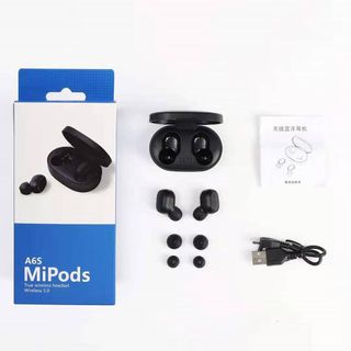 Tai nghe bluetooth A6S TWS nhét tai không dây A6S với mic chất lượng vao với hộp sạc - BINTECH