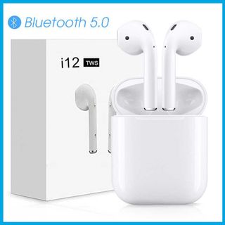 Tai nghe bluetooth TWS i12 không dây, tai nghe iphone, chơi game, giá rẻ BINTECH