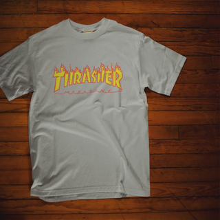 Áo Thun Tay Lỡ Unisex Form Rộng Freesize dưới 75kg Thrasher ATIN78