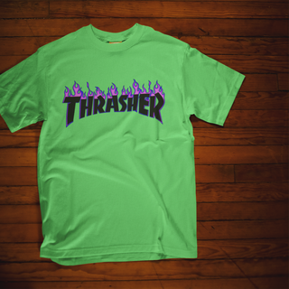 Áo Thun Tay Lỡ Unisex Form Rộng Freesize dưới 75kg Thrasher ATIN78