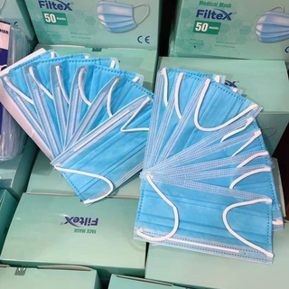 KHẨU TRANG FILTEX CAO CẤP (4 LỚP, HỘP 50 CÁI) - 50 HỘP/THÙNG