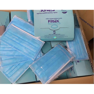 KHẨU TRANG FILTEX CAO CẤP (4 LỚP, HỘP 50 CÁI) - 50 HỘP/THÙNG