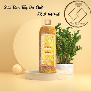 Sữa tắm có hạt tẩy tế bào chết Fair & White - Gold Shower Gel 940ml giá sỉ