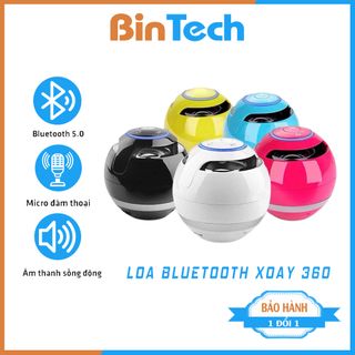 Loa Mini Trứng Bluetooth 360 Quả Cầu Tròn Hỗ Trợ Cắm Thẻ Nhớ Độc Đáo - BINTECH