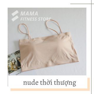 Áo 2 Dây CropTop ôm body - crt Thun có mút đệm ngực- vãi thun lạnh bst 4 màu *Darling* L601