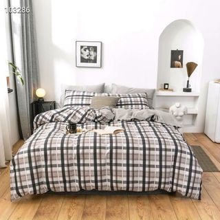 Bộ chăn ga gối cotton living CT850