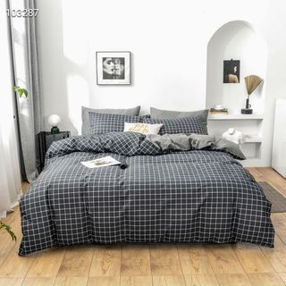 Bộ chăn ga gối cotton living CT850