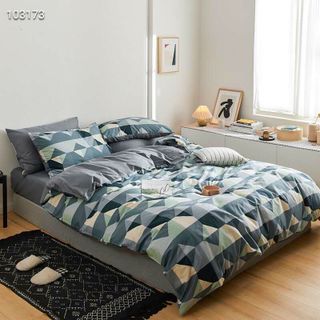 Bộ chăn ga gối cotton living CT850