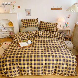 Bộ chăn ga gối cotton living CT850