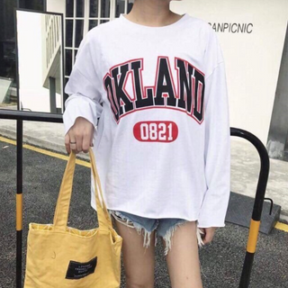 Áo Thun Tay Dài Form Rộng Freesize 45-65kg OKland ATD23