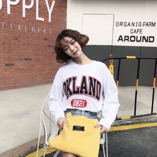 Áo Thun Tay Dài Form Rộng Freesize 45-65kg OKland ATD23
