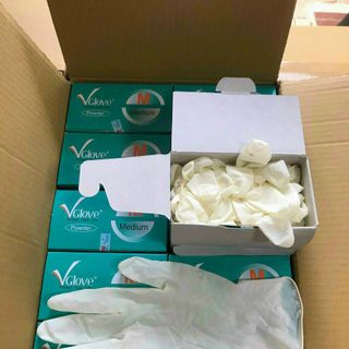 Găng tay cao su y tế Vglove