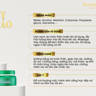 Kem body Lục Tảo