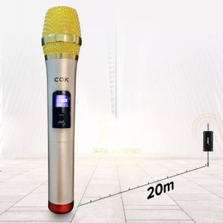 Micro Không Dây COK ST-123 (2 mic) - - BH 12 tháng - Micro Chuyên Dành Cho Mọi Loa Kéo Và Âm Ly - Lỗi Đổi Mới