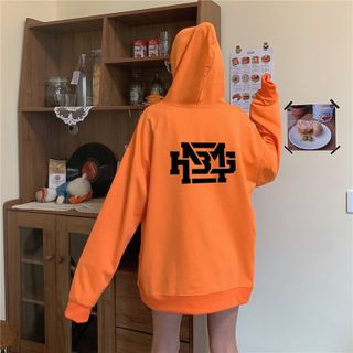 Áo Khoác Nỉ Hoodie In HNBMG HDI16 Unisex Freesize Phong Cách Hàn Quốc dưới 75kg