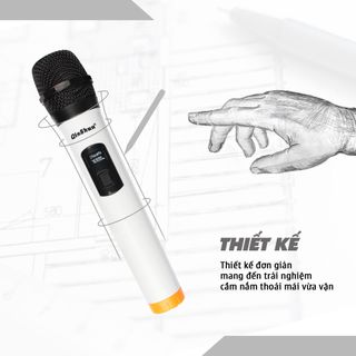 Micro Không Dây QinShun - - Bảo hành 12 tháng - 1 đổi 1 trong vòng 7 ngày - Micro Không Dây Karaoke Cho Amly