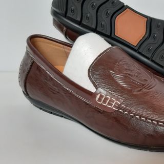 Siêu phẩm giày lười da bò cao cấp xịn 100% nguyên tấm Châu Âu