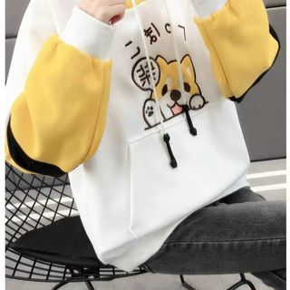 ÁO KHOÁC NỈ HOODIE CHÚ CHÓ SHIBA KUTE KN01 Freesize dưới 55kg