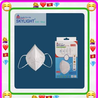 KHẨU TRANG KN95 CAO CẤP KHÁNG KHUẨN ( HỘP 10 CÁI - THƯƠNG HIỆU SKYLIGHT)