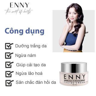 Kem dưỡng trắng da ban đêm Facex4 nhuỵ hoa nghệ tây ENNY