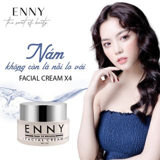 Kem dưỡng trắng da ban đêm Facex4 nhuỵ hoa nghệ tây ENNY