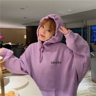 Áo Khoác Nỉ Hoodie In Baby Yellow HDI08 Unisex Freesize Phong Cách Hàn Quốc dưới 75kg