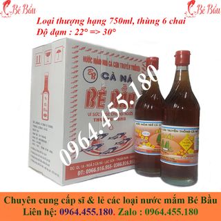 Nước mắm Bé Bầu 750ml