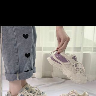 Giày thể thao nữ giày sneaker nữ giày độn gót nữ h02