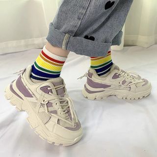 Giày thể thao nữ giày sneaker nữ giày độn gót nữ h02