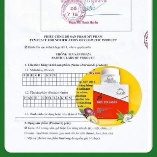 Kem Face Collagen dưỡng da mặt