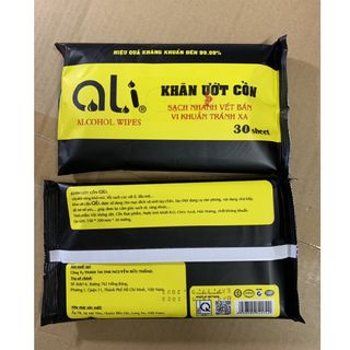 Khăn ướt cồn diệt khuẩn Ali