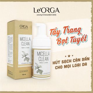 Tẩy Trang Bọt Tuyết Le'Orga - 2 trong 1 Nước Làm Sạch Và ngừa mụn Cho Da Dầu, Mụn, Nhạy Cảm giá sỉ