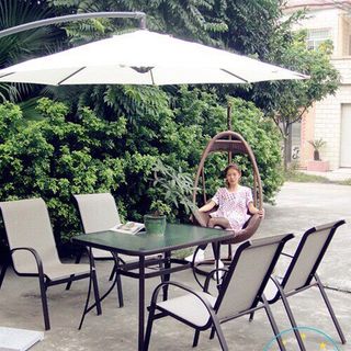 Dù lệch tâm tròn đường kính 3m, dù ngoài trời ( đã bao gồm đế)