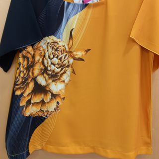 Áo voan in 3D đính đá cao cấp nữ trung niên (Mã 166)