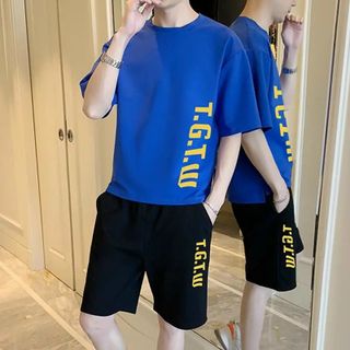 Đồ bộ mặc nhà dạo phố chất thun lạnh in chữ TGTW dễ thương, cá tính
