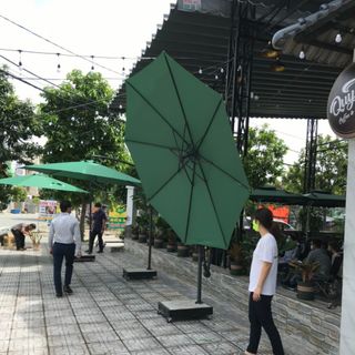 Dù lệch tâm tròn đường kính 3m, dù ngoài trời ( đã bao gồm đế)