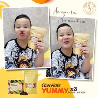 Kẹo Tăng Cân Chocolate Yummy X3,Ăn ngon, Ngủ ngon