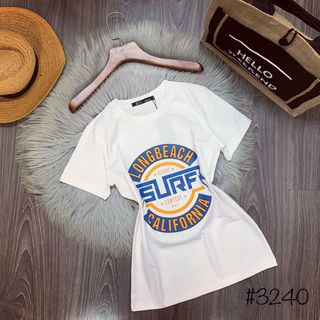 Áo thun nữ thun cotton in logo cách điệu siêu hot freesize